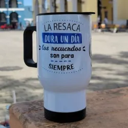 Jarra cervecera térmica blanca 