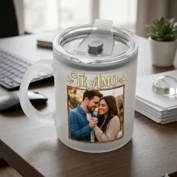 Jarra Clásica Nevada con Tapa