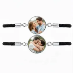 Manilla Negra con Esfera de Silicona