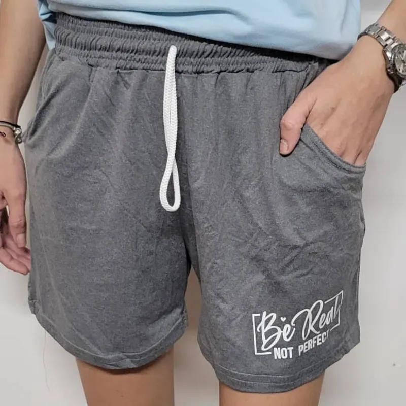 Short gris de mujer (adultos)