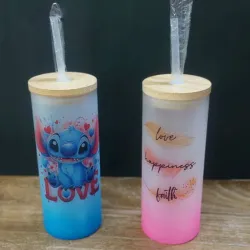 Vaso de Cristal Nevado