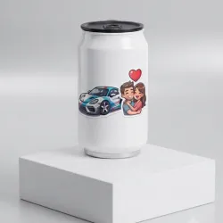Vaso Metálico Estilo Lata 