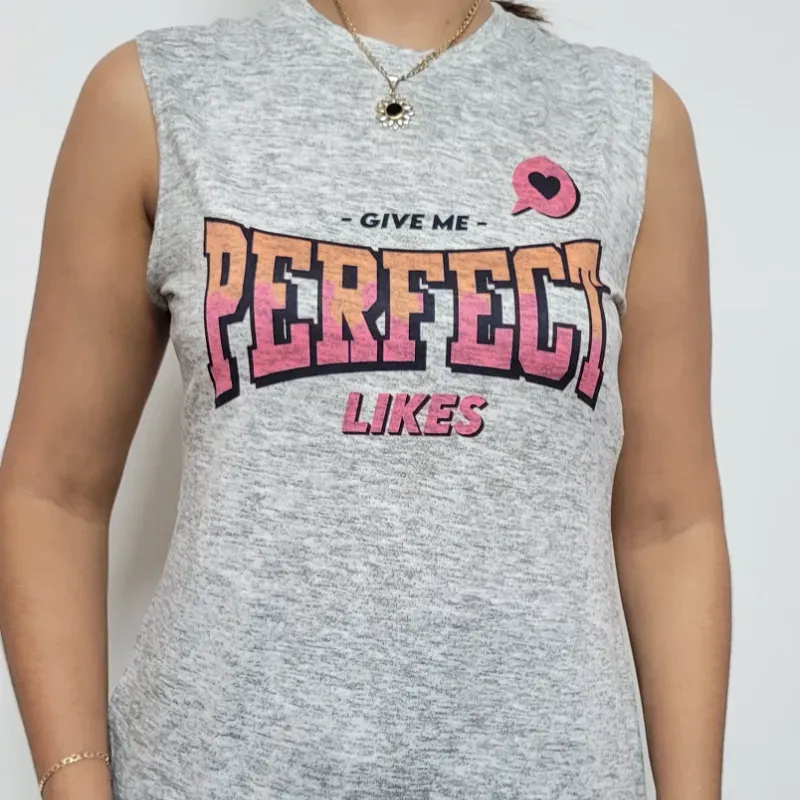 Vestido gris sin mangas (adultos)