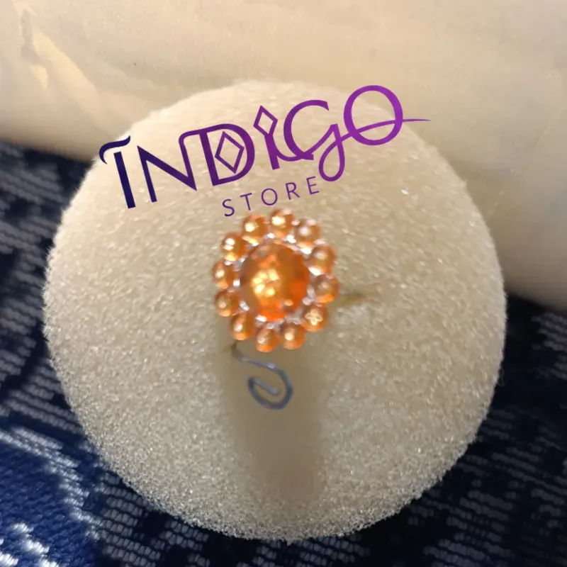 Anillos de flores cristalizadas