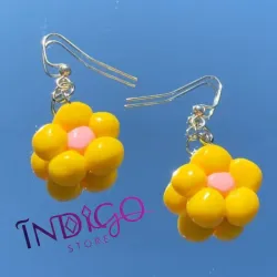 Aretes de flores ballon