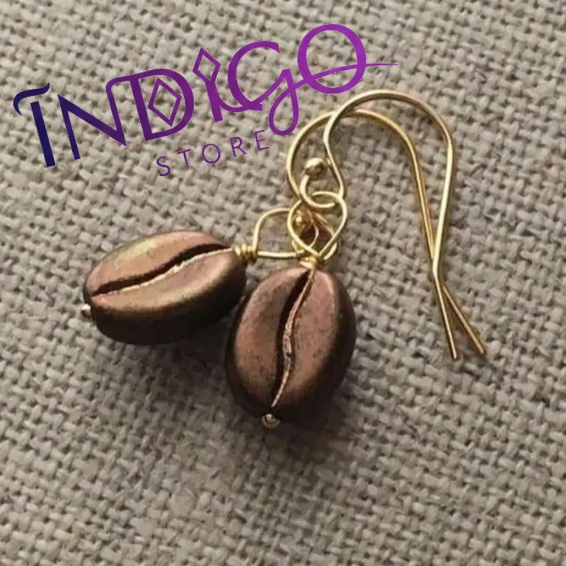 Aretes de Granos de Café