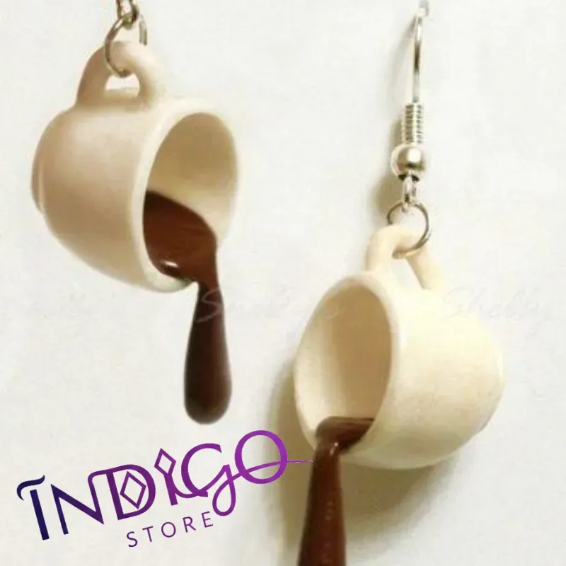 Aretes de Taza de Café ☕