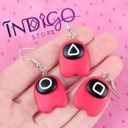 Aretes del juego del calamar 🦑