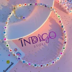 Collar de corazones