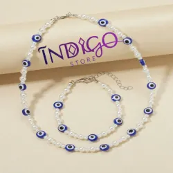 Conjunto de ojos turcos