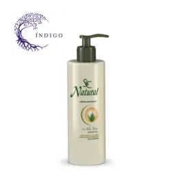 S&C Natural Crema Hidratante con Aloe Vera 400 mL