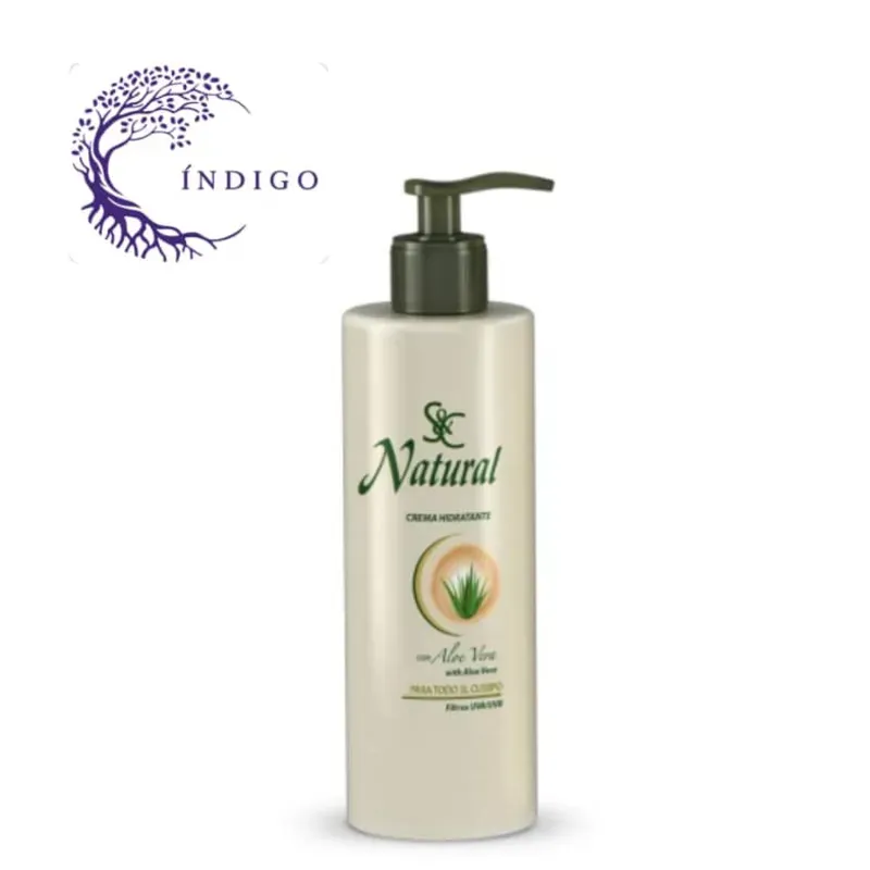 S&C Natural Crema Hidratante con Aloe Vera 400 mL