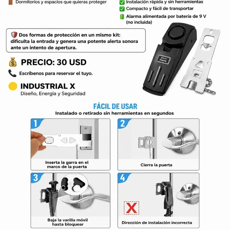 Kit de seguridad portátil