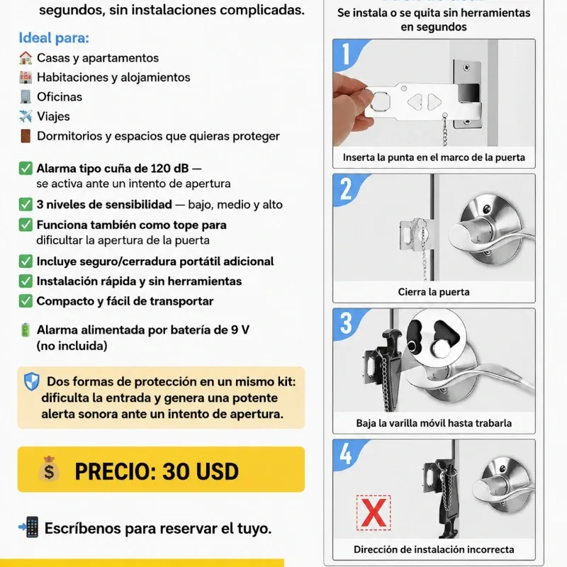 Kit de seguridad portátil