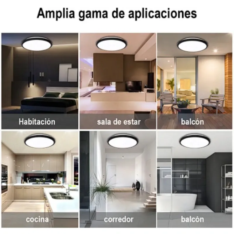 Lámpara LED de techo redonda