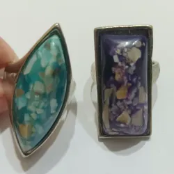 Anillos Plateados
