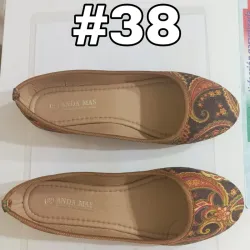  Balerinas estampadas negras. 