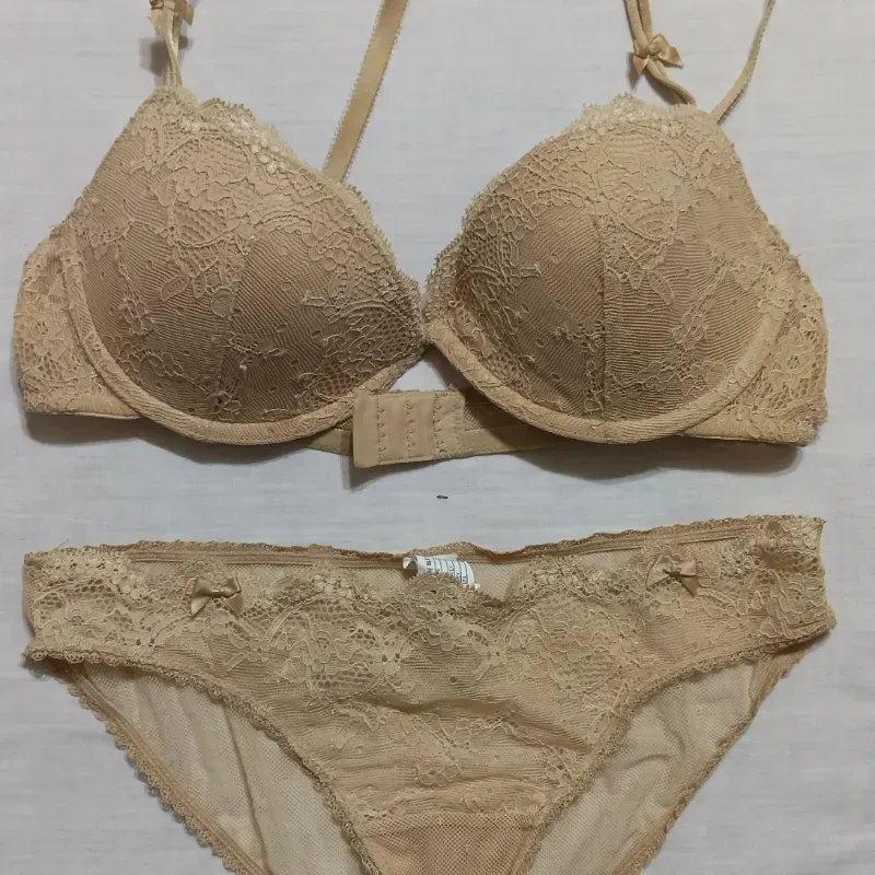 Conjunto blumer con ajustador Beige 