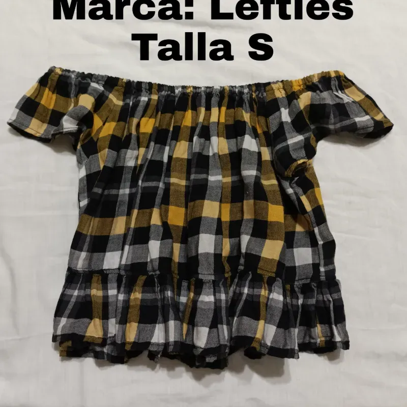 Blusa de cuadros 