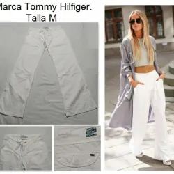 Pantalón de tela blanco 