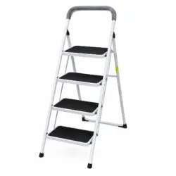 Escalera Doméstica Plegable 4niveles con Manija Acolchada