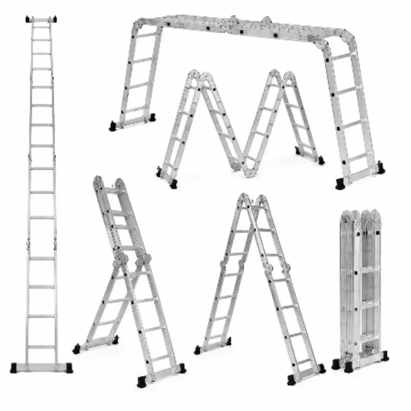Escalera Multiuso 3.7M (3 en 1) con base