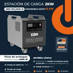 Estación de Energía EON 2000W | 2560Wh