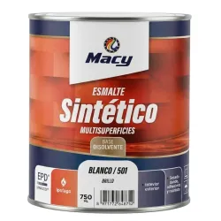 Pintura Esmalte Sintético Color Blanco 750mL