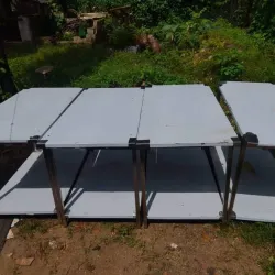 Mesa con entrepaño 