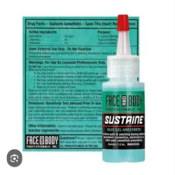 ANESTESIA PIEL ABIERTA SUSTAINE