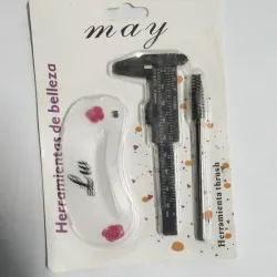 Juego de pie de rey con moldes