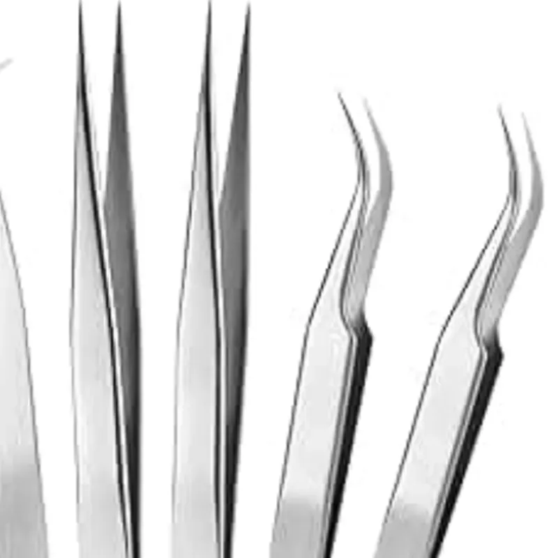 Pinza de acero curva 