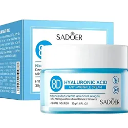 Crema antiarrugas de ácido hialurónico