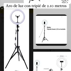 Aro de luz con tripié