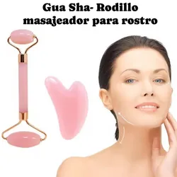 Gua-sha y rodillo masajeador