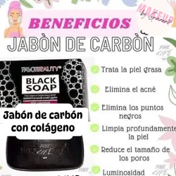 Jabón de carbón activado