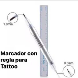 Marcador con regla