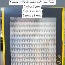 Pestañas 10D de 9 mm