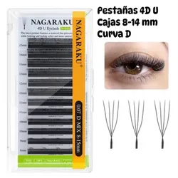 Pestañas 4D U Mixtas