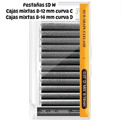 Pestañas 5D W mixtas ( 8-12 mm y 8-14mm)
