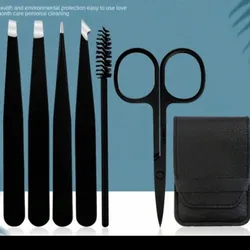 Set de tijera y pinzas con estuche