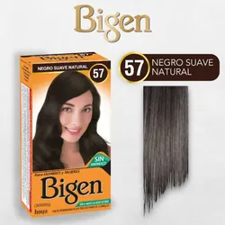 Tinte Bigen Negro Suave Natural #57