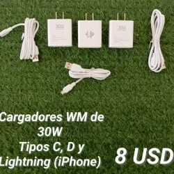 Cargador 30W Tipo D (universal)