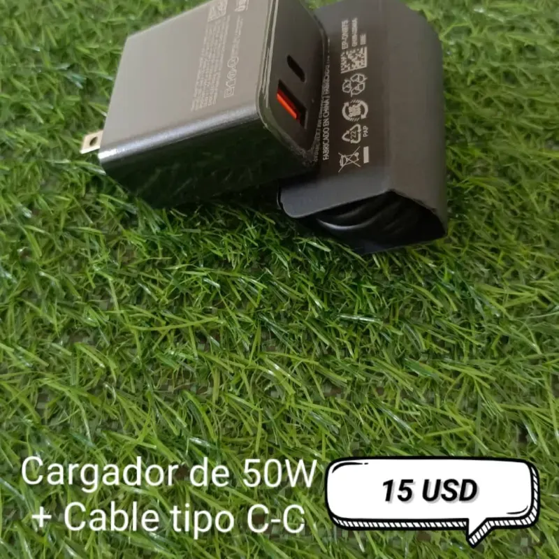 Cargador 50W con cable C-C