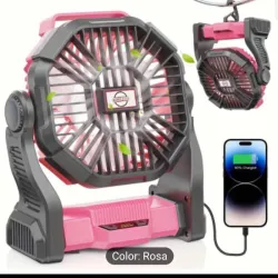 Ventilador recargable 10000 mhA 🔋