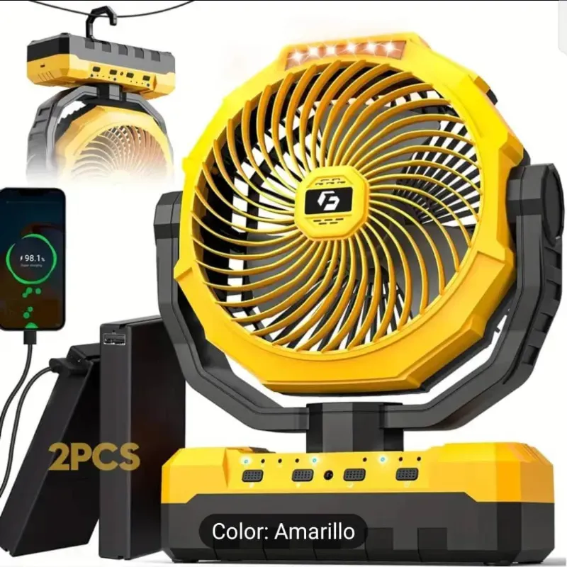 Ventilador recargable 24000 mhA 🔋