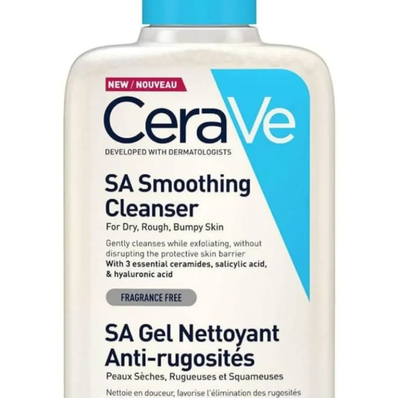 CeraVe SA Smoothing Cleanser 236 ml – Limpieza + Exfoliación Suave