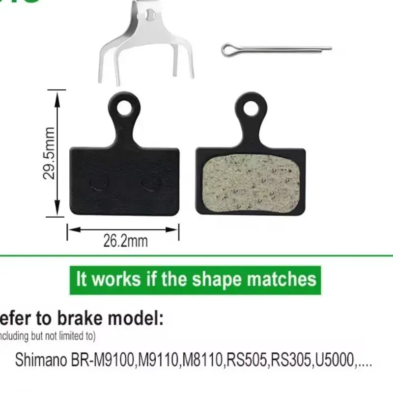 Pastillas de freno, para Shimano Direct Mount, material resina