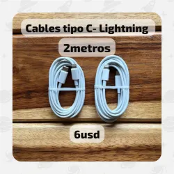 Cables tipo C - Lighting (2 metros)
