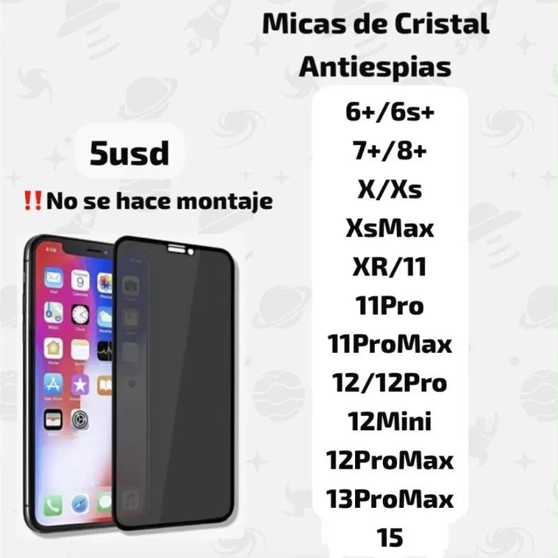 Cristal Antiespia (iPhone)